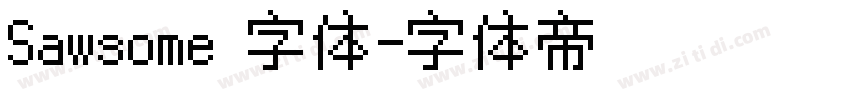 Sawsome 字体字体转换